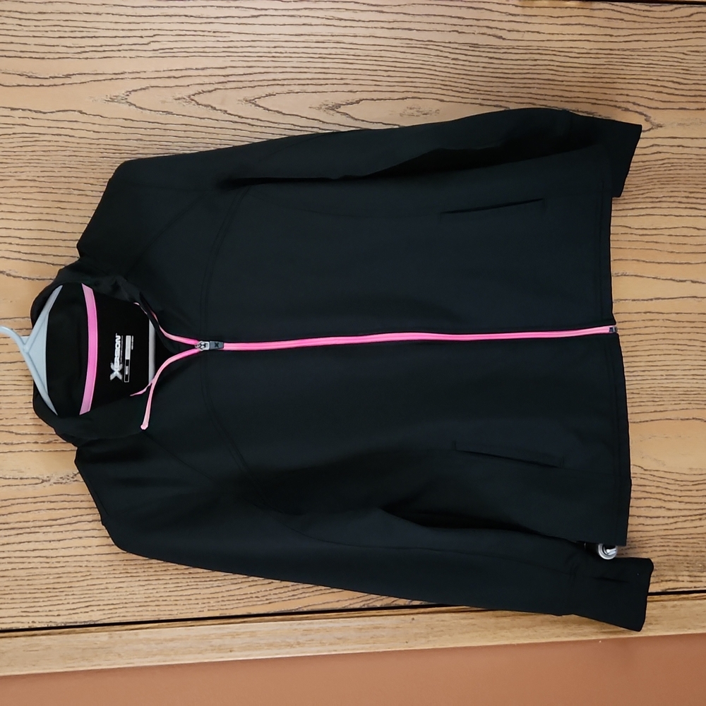 Xersion Performance Wear Black/Pink Jacket Size Small Petite*